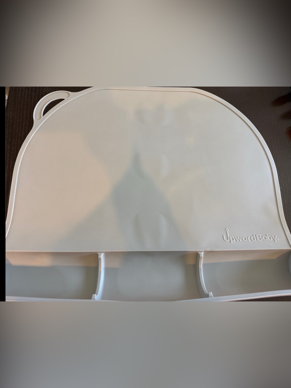Upward Baby Gray Silicone Catch All Food Mat